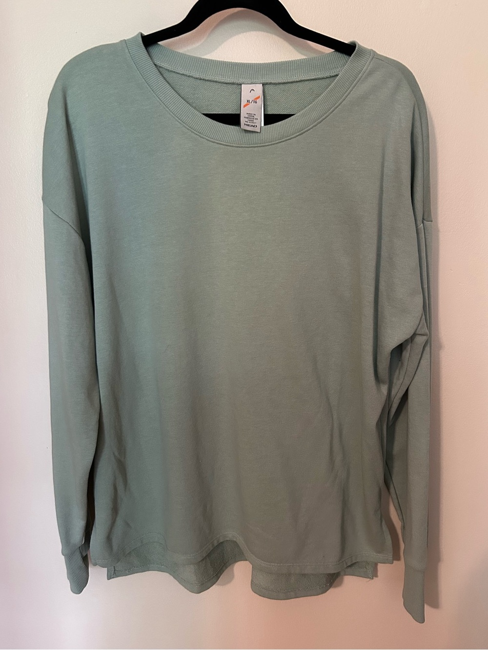 Head Sage Green Crewneck Sweatshirt